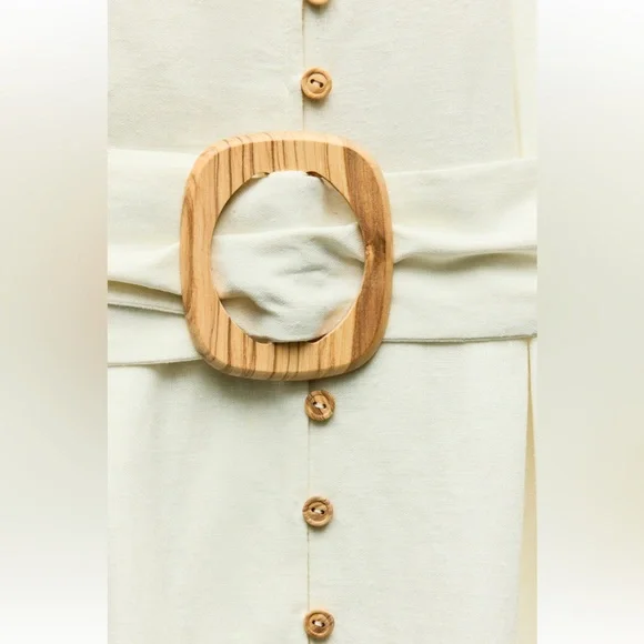 Zara GRECIAN PRINT SHIRT DRESS Size XS NWT - Picture 9 of 12